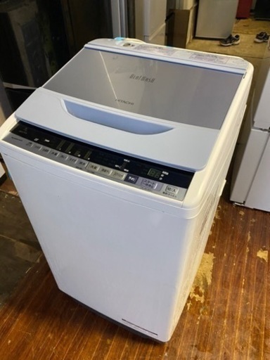 北九州市内配送無料　保証付き　日立 HITACHI BW-V70B A [ビートウォッシュ 全自動洗濯機 （7kg） ブルー]