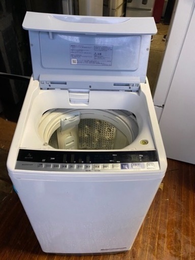 北九州市内配送無料　保証付き　日立 HITACHI BW-V70B A [ビートウォッシュ 全自動洗濯機 （7kg） ブルー]