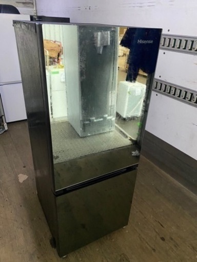 北九州市内配送無料　保証付き　2020年　ハイセンス 【右開き】154L 2ドア ノンフロン冷蔵庫 エディオンオリジナル HR-G1501