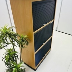 Garage シャッターストレージ RR カラーボックス シャッター 3段べース付の画像
