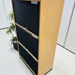 Garage シャッターストレージ RR カラーボックス シャッター 3段べース付の画像