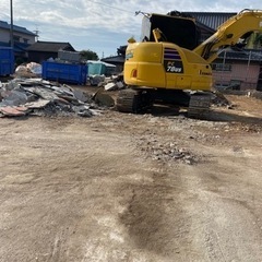 解体作業、土木作業員、伐採、草刈りなどの画像