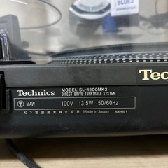 Technics SL-1200MK3 レコードプレーヤー の画像