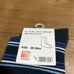 20〜24センチ　ユニクロ　新品タグ付き　ヒートテック靴下2足組の画像