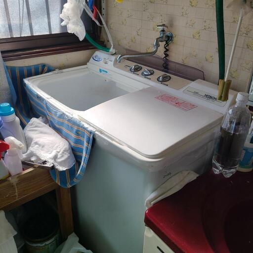 ヒタチ HITACHI 日立 2槽式電気洗濯機 PS-80S 2017年製 8.0kg