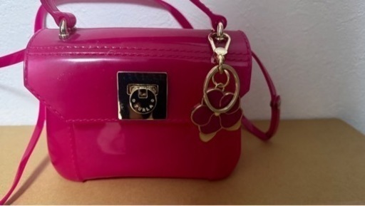 おまけ付き 保証書あり)FURLA フルラ　限定キャンディバッグ　イタリア製