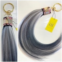 【新品】PR#10 ポニーテールリング　リング付きエクステ　耐熱...