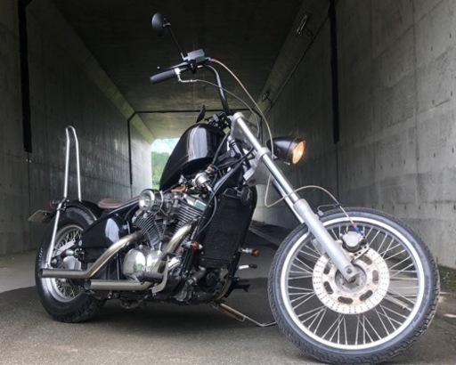 バルカン400三拍子車検付実働車チョッパーフルカスタム