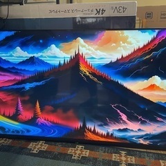 ASTEX AX-MSK43 43インチ 4Kチューナーレステレビ IPSパネル ゲオ購入の画像