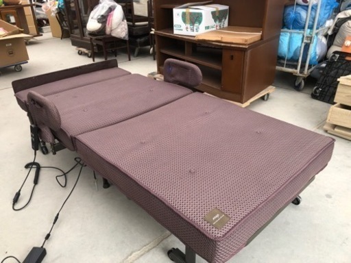 ATEX 電動リクライニングベッド 折り畳み収納可 状態良好品❗️