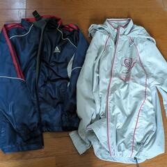 パ―カ―１６０サイズ２着セット　白黒