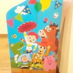 トイストーリー 絵本棚 おもちゃ棚 ラック 約63.5×65×30cmの画像