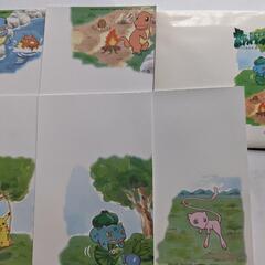 新品、未使用のポケモンの絵ハガキです