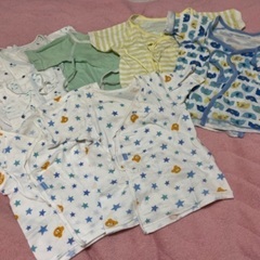 ベビー服　新生児50〜60cm　短肌着８枚