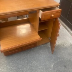 炊飯器台　キッチンキャビネットの画像