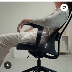 イケアIKEA イェルヴフェレット　ソファ 1人用　椅子　チェア　オフィスチェア　ゲーミングチェアの画像
