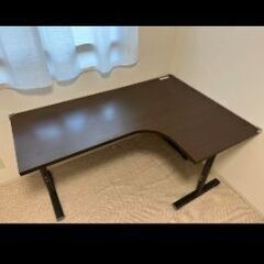 ニトリ　L字デスクの画像