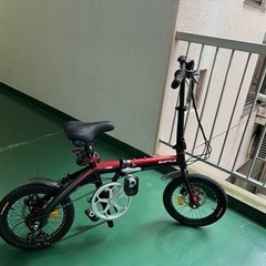 自転車 折りたたみ自転車の画像