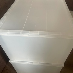 無印良品　押入れ　収納ケース　ポリプロピレンの画像