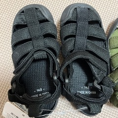 未使用⭐️子供サンダル14cm➕おまけつきの画像