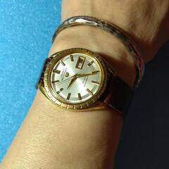 SEIKO SPORTSMATIC DELUXE  クロコダイル本革ベルトの画像