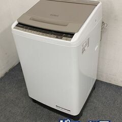 高年式!2020年製! HITACHI/日立 全自動洗濯機 ビートウォッシュ 洗濯10kg スリム 簡易乾燥 BW-V100E-N 中古家電 店頭引取歓迎 R8131