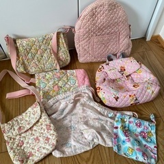 ハンドメイド 保育園 幼稚園 入学 バック 巾着 袋 すみっコぐ...