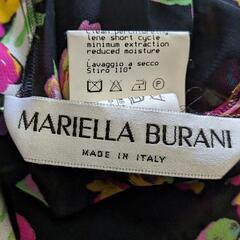 マリエラブラーニ　MARIELLA BURANI　ワンピース　ロングブラウス　M寸　花柄　イタリア製　半袖の画像