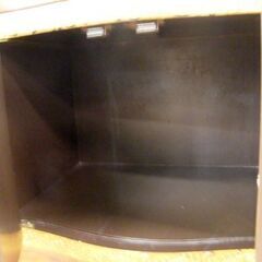 アンティーク調 キャビネット 幅56×奥行36×高さ72cm 上段→引出し 下段→観音開き 花模様 装飾風 札幌市 厚別区の画像