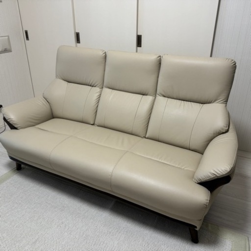 【定価59,990円】ニトリ　3人掛けソファ　Nシールド　コウテイ　ベージュ