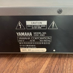 【終了】ヤマハ YAMAHA CDX-490 CDプレーヤー ジャンク品の画像