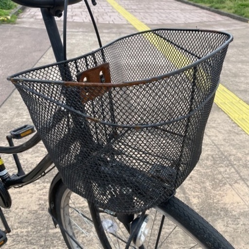 都内/千葉市引取】自転車27インチ カゴ/鍵/ライト付
