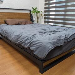 家具 ベッド セミダブルベッドの画像