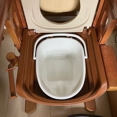 ポータブルトイレ　暖房便座　脱臭機能付きの画像