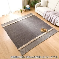 ニトリ　コットンラグ　インド綿　2枚セットの画像
