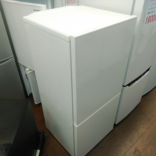 3か月間保証☆配達有り！15000円(税抜）ツインバード 110L 2ドア 冷蔵庫 2019年製