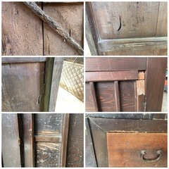 ☆値下げしました☆階段箪笥　昭和レトロ　和箪笥　時代箪笥　古民家　破損多数あり　ジャンク品の画像