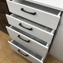 ★ジモティ割あり★  キッチンカウンター ホワイト H85×W110×D42 クリーニング済み KJ4805の画像