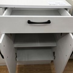 ★ジモティ割あり★  キッチンカウンター ホワイト H85×W110×D42 クリーニング済み KJ4805の画像
