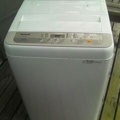 取説・ホース付属★中古美品★Panasonic 洗濯機5㎏ ガン...