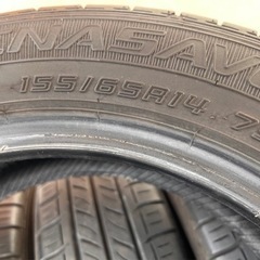 ダンロップ 155/65r14 夏 4本（37中古ダンロップENASAVE EC300