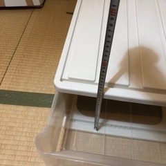 クリアケース39×21×66  6台　収納ケースの画像