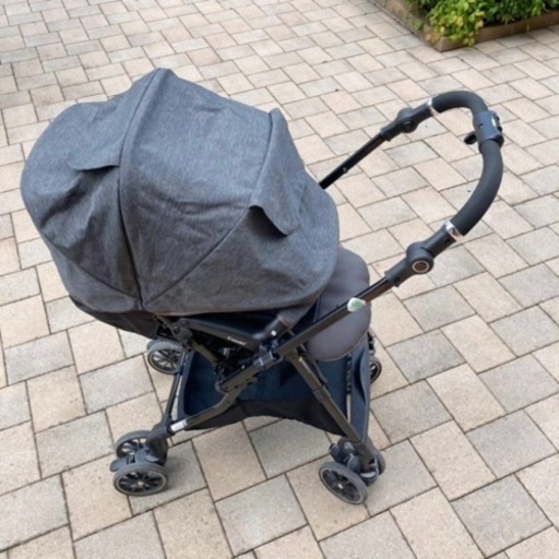AB型ベビーカー スゴカルα 4キャス compact エッグショック HT