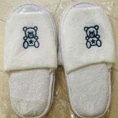 新品未使用】使い捨てスリッパ　子供用　2足セット　ホテルアメニテ...