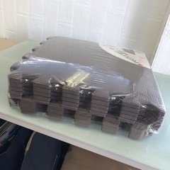 ダイソー　ジョイントマット　ブラウン　9枚入り　未使用の画像