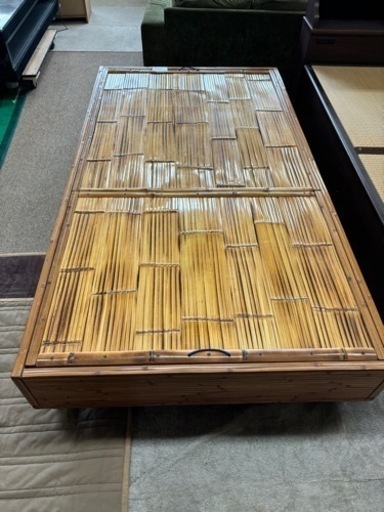 ^ - ^  竹製　ベッド　シングルサイズ　梅里竹芸