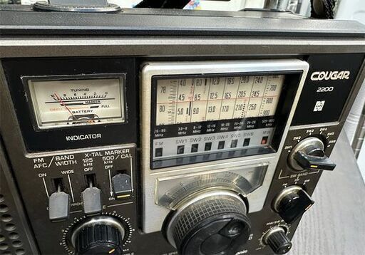 当時物 ナショナル パナソニック クーガー2200 National Panasonic RF-2200 COUGAR 現状品 昭和レ