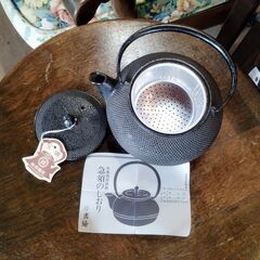 南部盛岡 南部鉄器 急須　/UJ-0871 南の画像