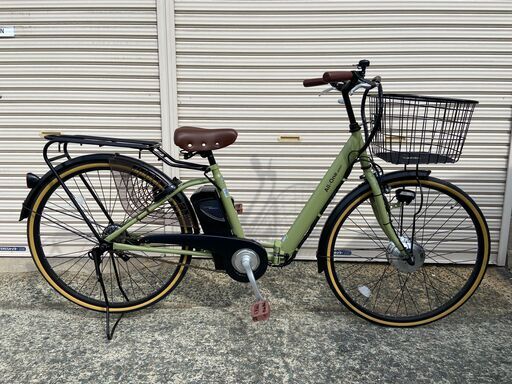 新品☆未使用】 電動アシスト自転車 シマノ製6段変速 26インチ オリーブ