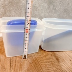 値下げ！　【新品未使用】タッパーウェアまとめ売り楕円7つと四角1つの画像